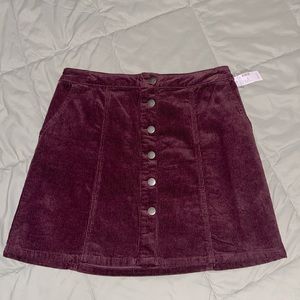 NWT Maurices corduroy skirt